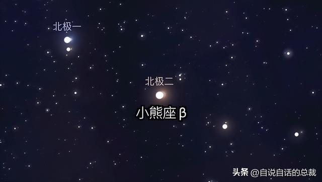 北极星的位置让给了今天的小熊星座α星